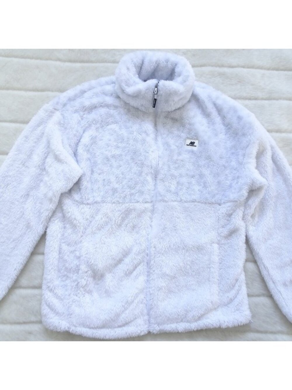 New Balance Women's Fleece Jacket Small Gray Full Zip - Picture 2 of 8